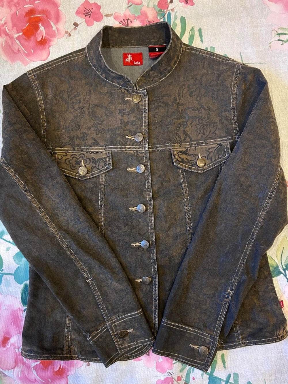 Lois Jeans Lightweight Cotton Blend Vintage Blazer